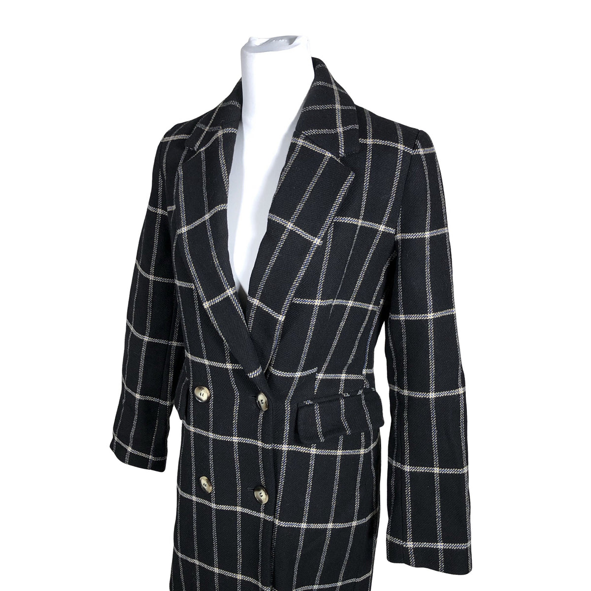 Unisex Ivy & Oak - Villane mantel, suurus 36 - Must (3)