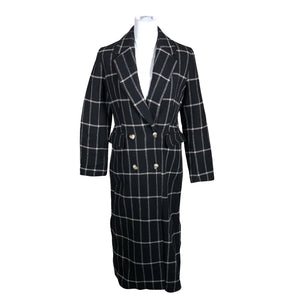 Unisex Ivy & Oak - Villane mantel, suurus 36 - Must (1)