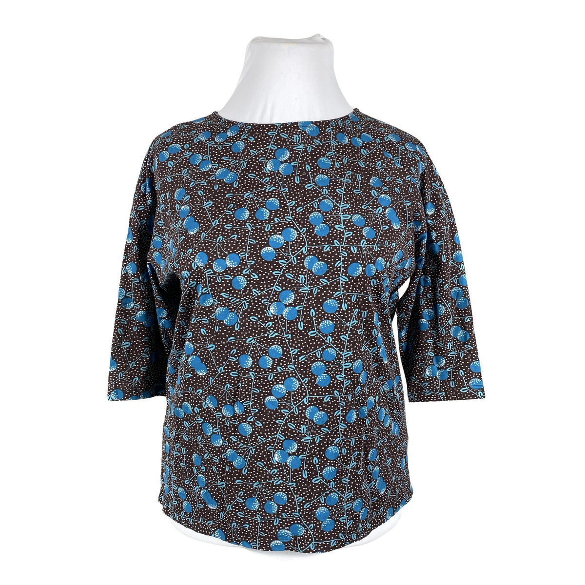 Unisex Marimekko - Trikotaažist pluus, suurus 42 - Pruun (1)