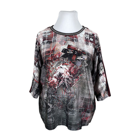 Unisex Taifun - Dressikangast pluus, suurus 44 - Hall ()