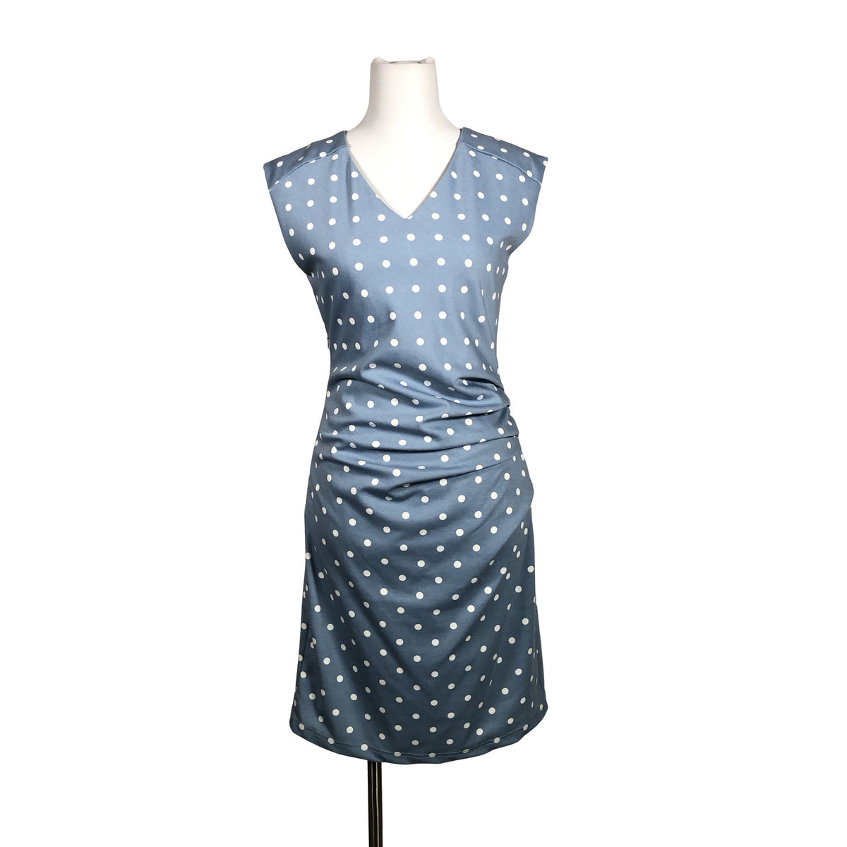 Unisex Kaffe - Mitteveniv kleit, suurus 38 - Helesinine (1)