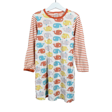 Unisex Hilla - Trikotaažist kleit, suurus 116 - 122 - Oranž ()