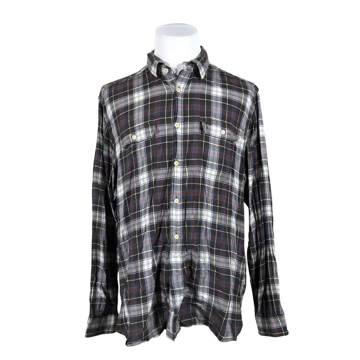Unisex Cottonfield - Flanellsärk, suurus XXL - Pruun (1)