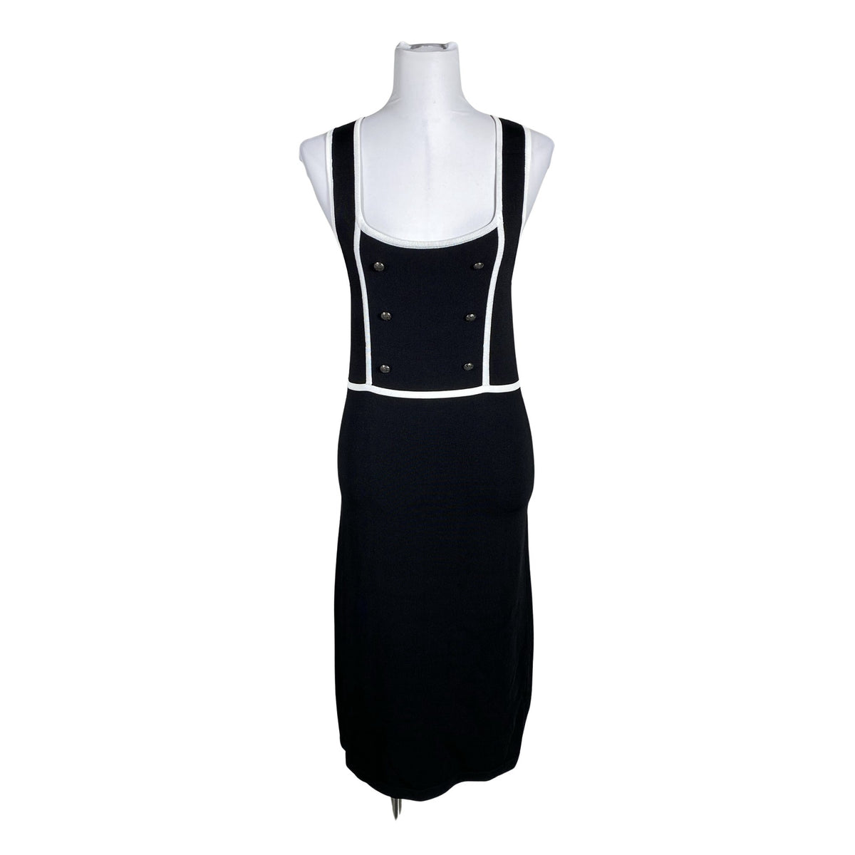 Unisex Andiata - Kootud kleit, suurus 36 - Must (1)