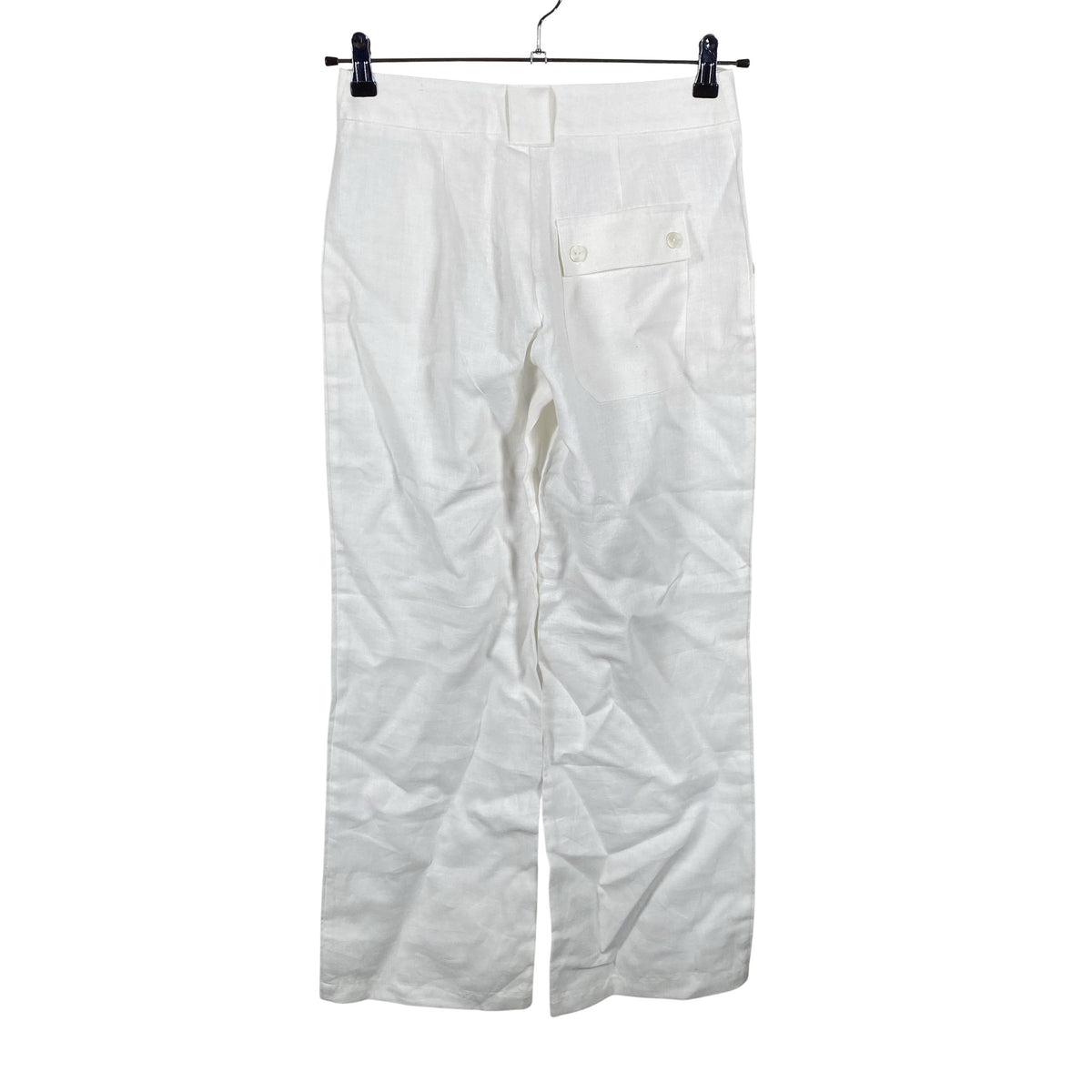 Unisex Niccolei - Mittevenivad püksid, suurus 36 - Valge (2)