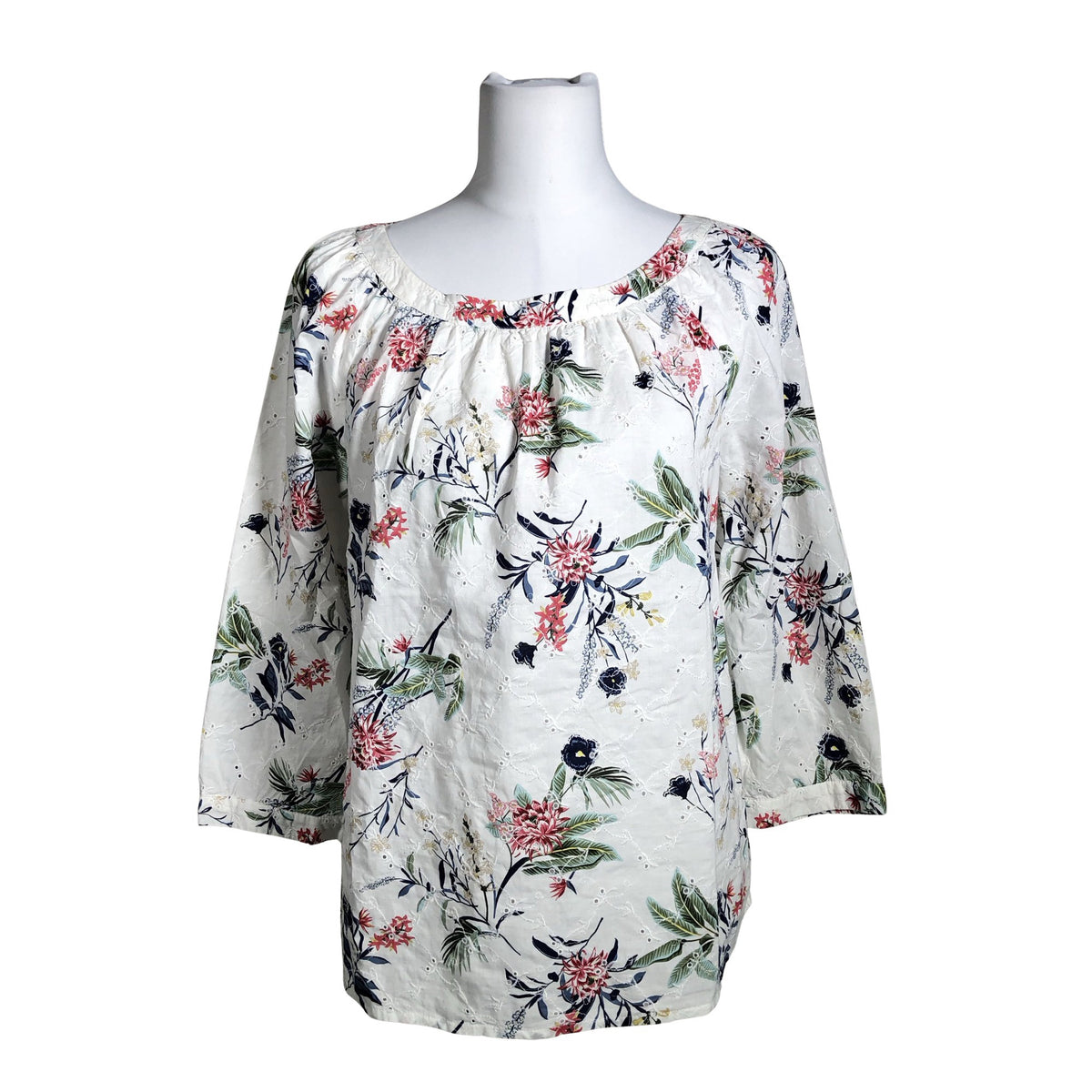 Unisex s.Oliver - Pluus, suurus 40 - Valge (1)
