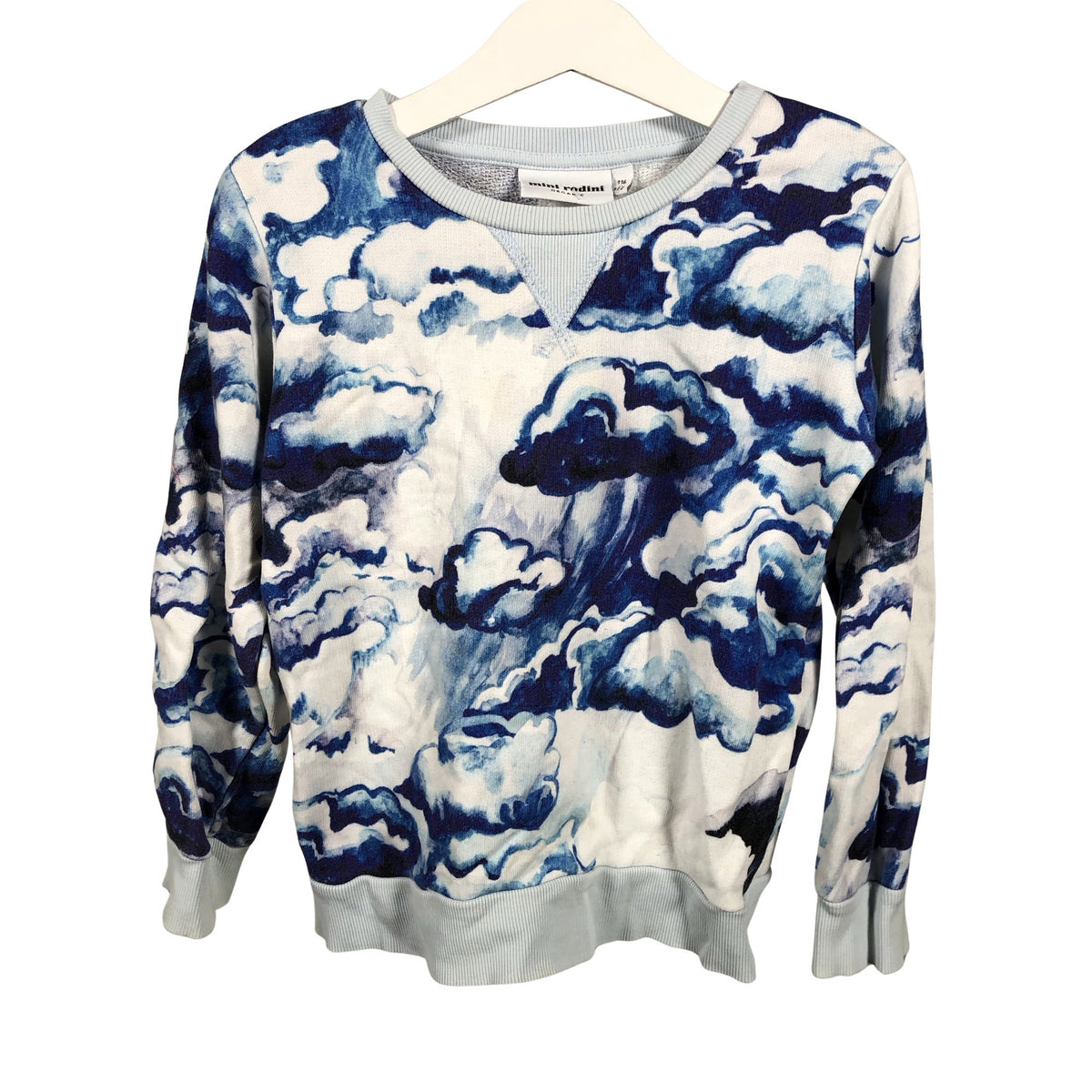 Unisex Mini Rodini - Dressikangast pluus, suurus 116 - 122 - Sinine (1)