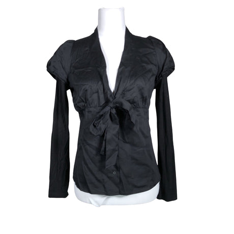 Unisex Kookai - Lühikeste käistega pluus, suurus 40 - Must ()