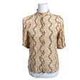 Unisex Second Female - Lühikeste käistega pluus, suurus 34 - Beige ()