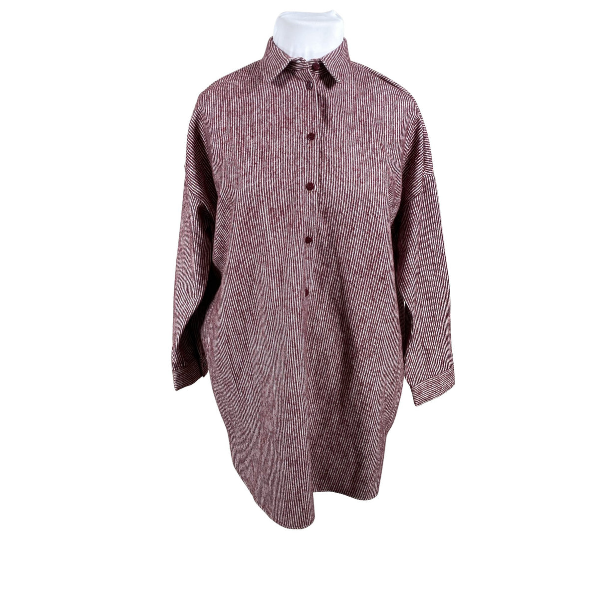 Unisex DeFacto - Flanellsärk, suurus L - Veinipunane (1)