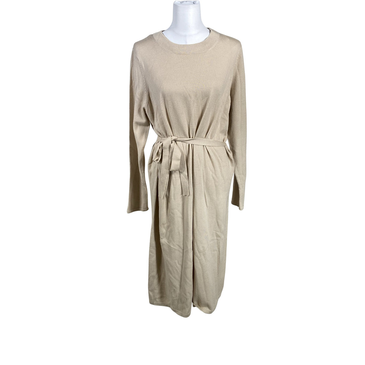 Unisex Essentials by Stockmann - Kootud kleit, suurus 40 - Beige (1)