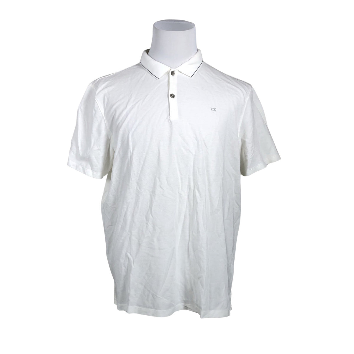 Unisex Calvin Klein - Polosärk, suurus XL - Valge (1)