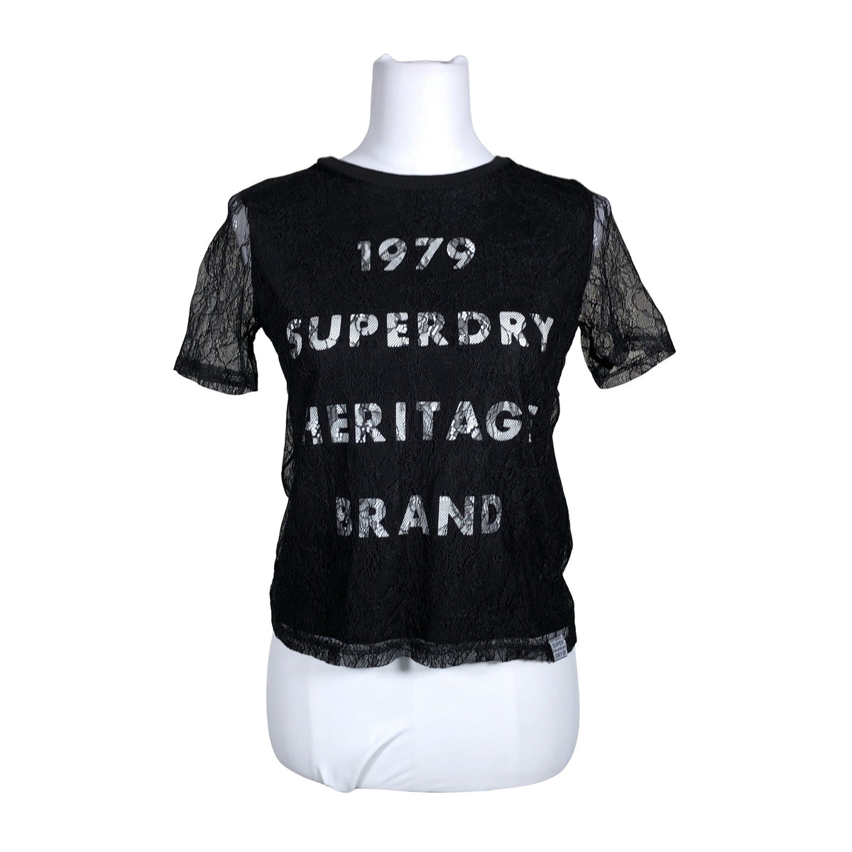 Unisex Superdry - T-särk, suurus 36 - Must (1)