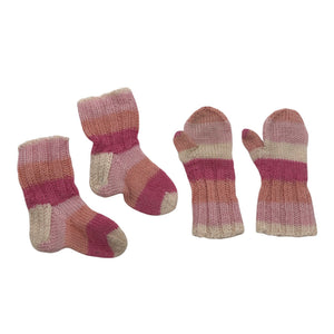 Unisex Handmade - Villased sokid, suurus 22 - Heleroosa (1)