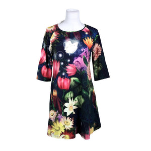 Unisex Ehta - Trikotaažist kleit, suurus 38 - Sinine (1)