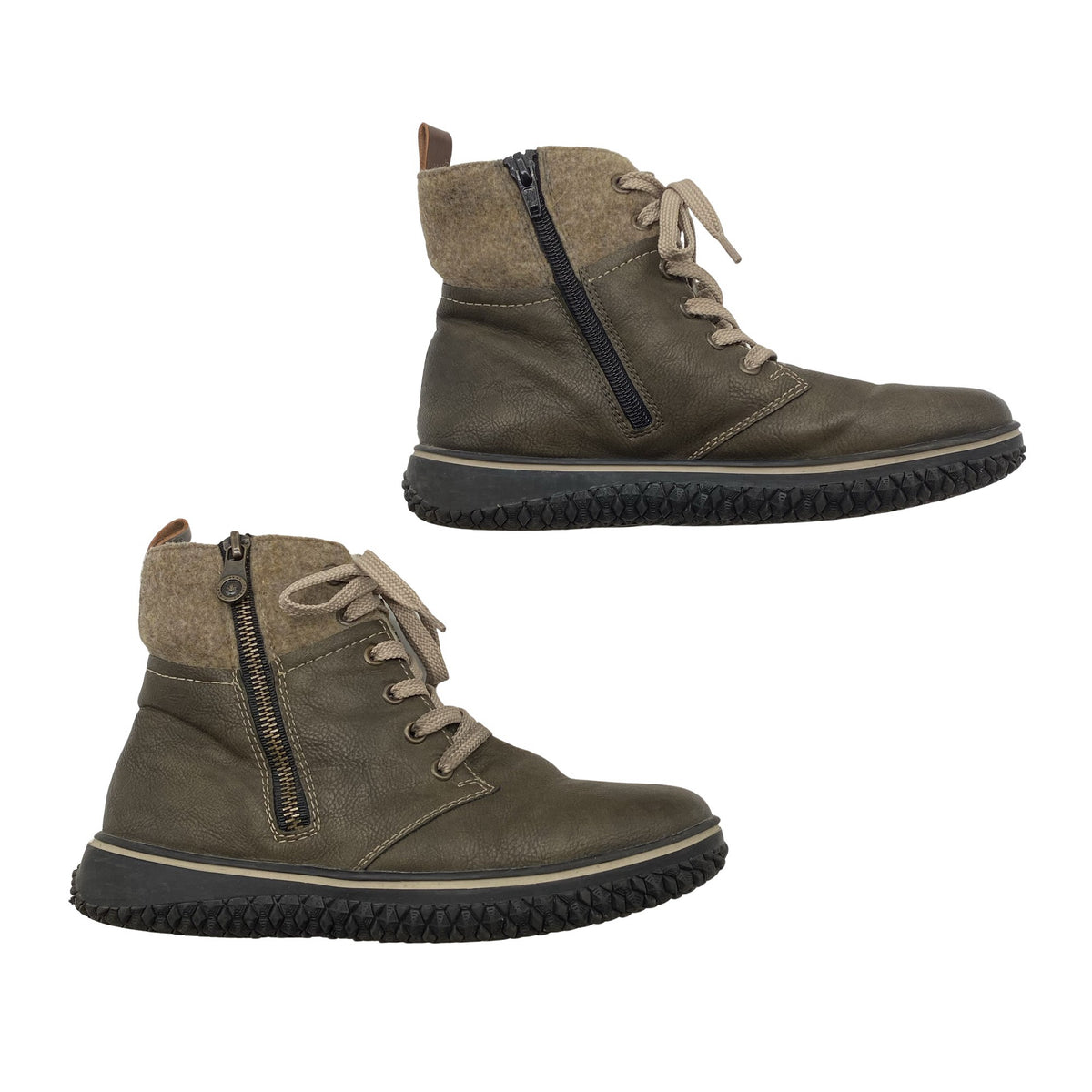 Unisex Rieker - Poolsaapad, suurus 38 - Pruun (1)