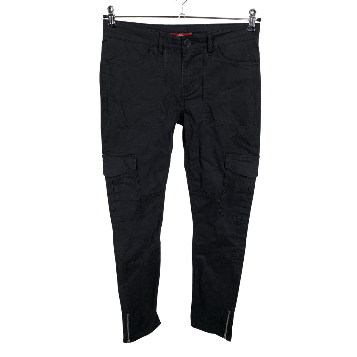 Unisex s.Oliver - Cargo-püksid, suurus 38 - Must (1)