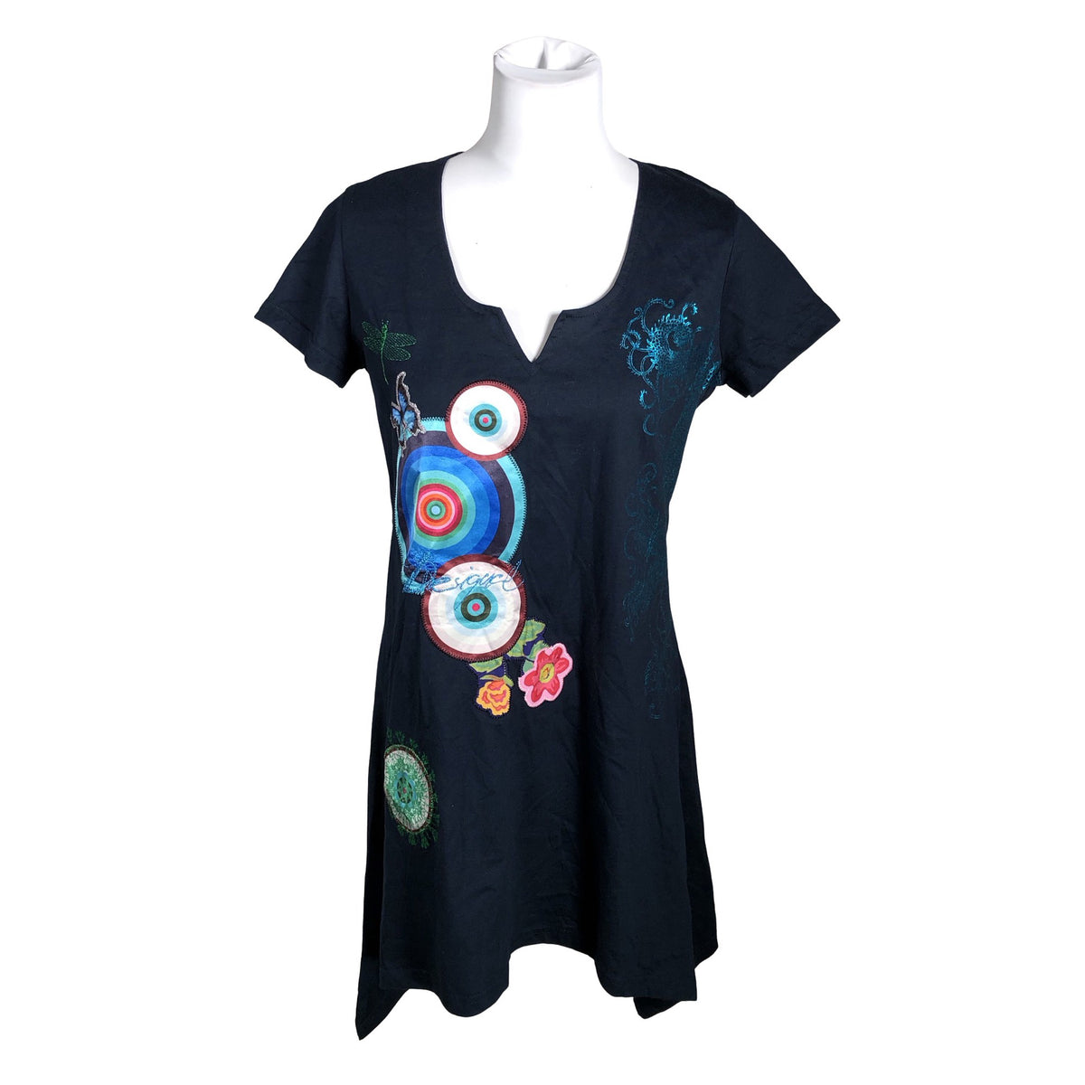 Unisex Desigual - Trikotaažist kleit, suurus 36 - Sinine (1)