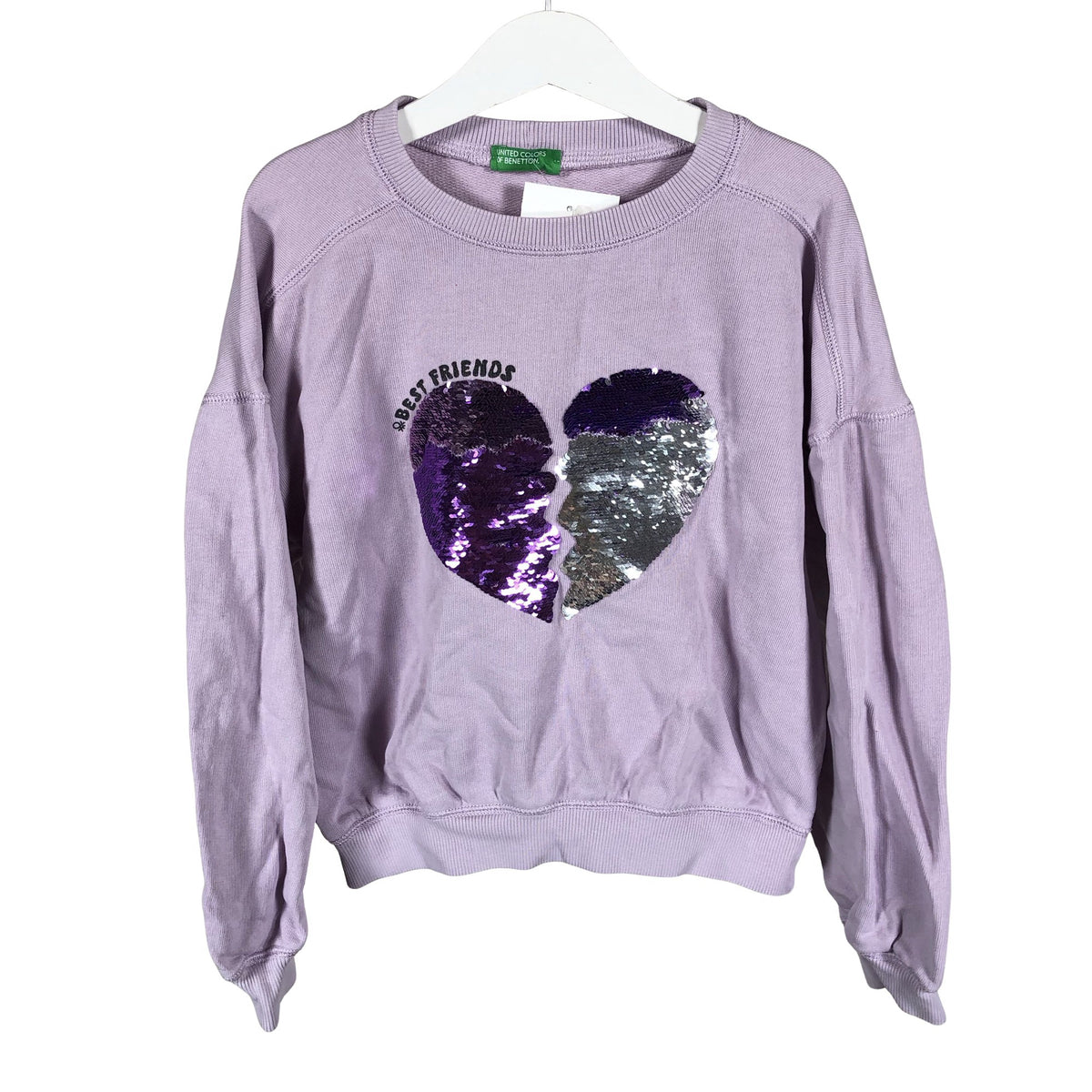 Unisex Benetton - Dressikangast pluus, suurus 134 - 140 - Lilla (1)