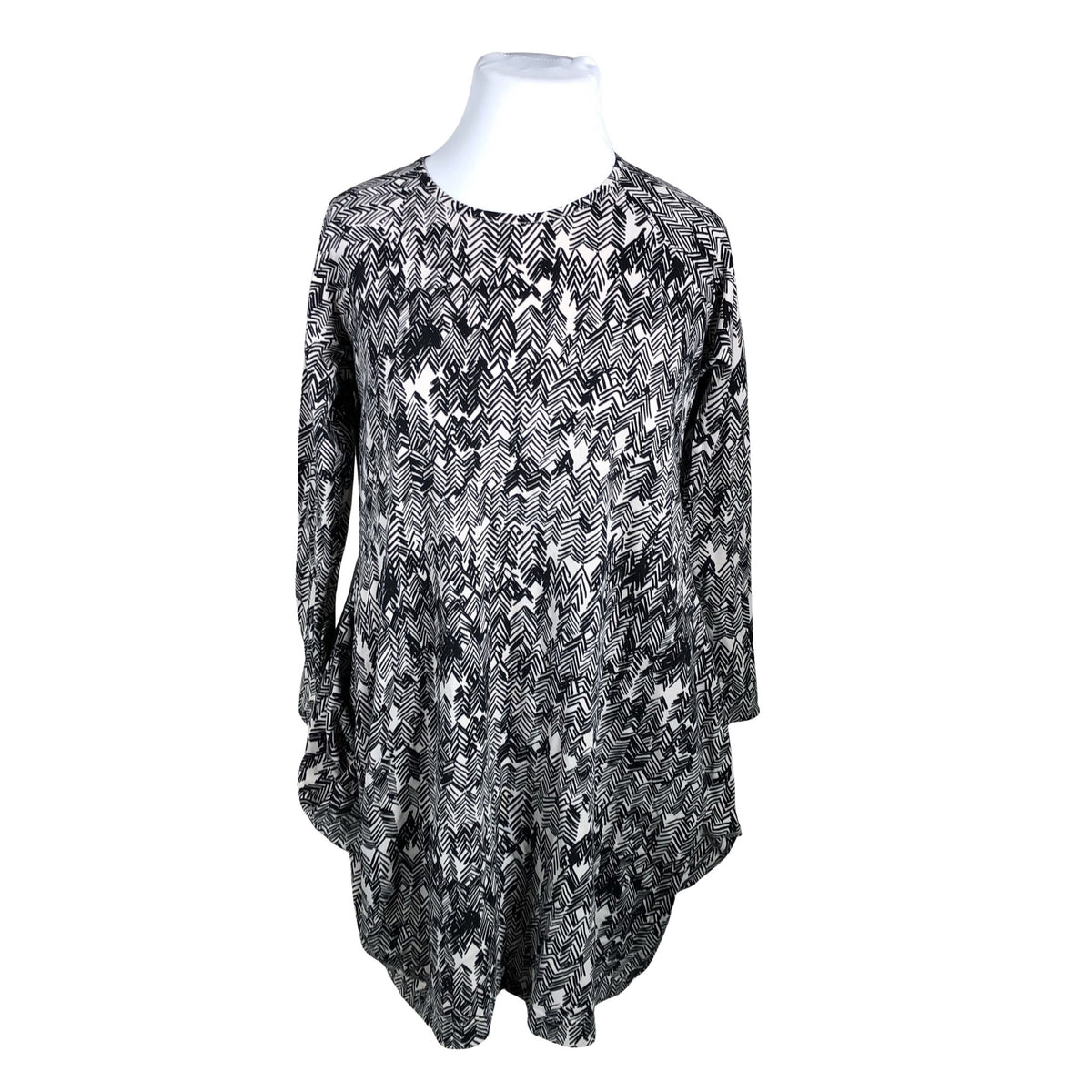Unisex Papu - Trikotaažist kleit, suurus 42 - Must (1)