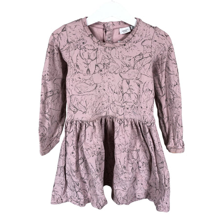 Unisex Name It - Dressikangast kleit, suurus 98 - 104 - Heleroosa ()