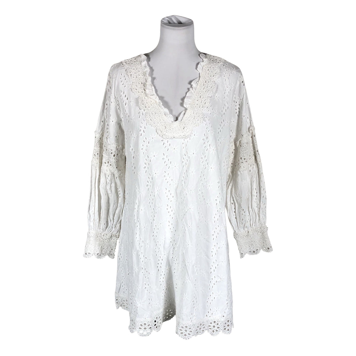 Unisex Amanda Boutique Collection - Mitteveniv kleit, suurus 40 - Valge (1)