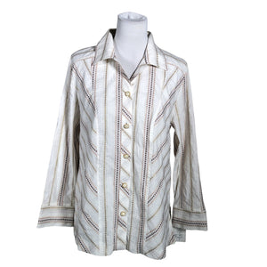 Unisex Carolin - Triiksärk, suurus 38 - Looduslik valge (1)