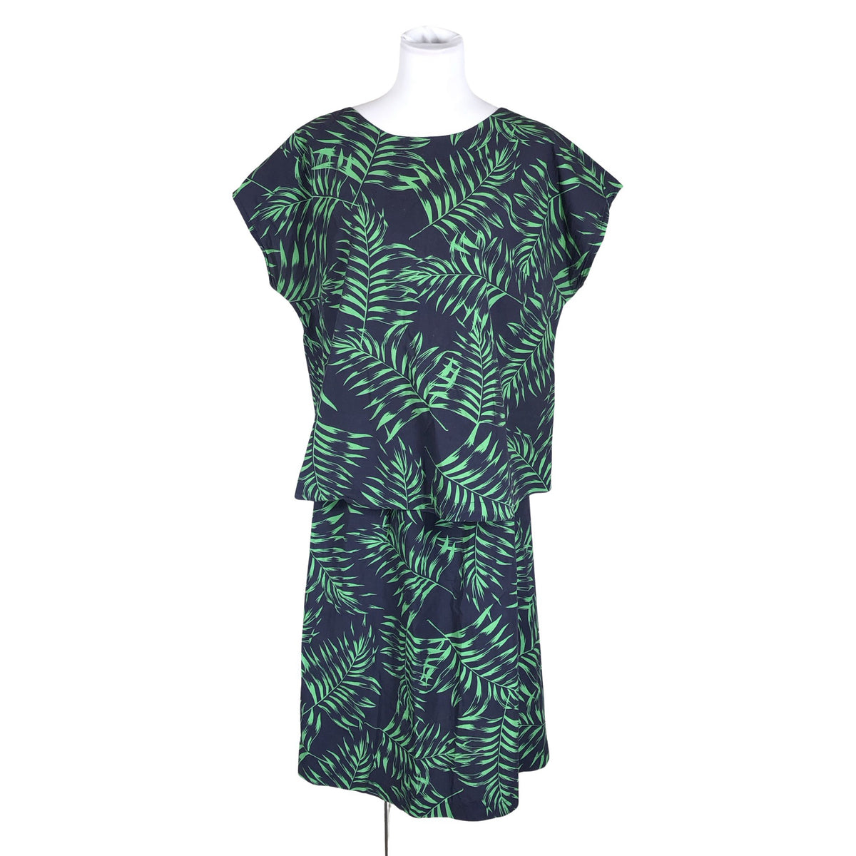 Unisex NOSH - Lühikeste käistega pluus, suurus 38 - Sinine (1)