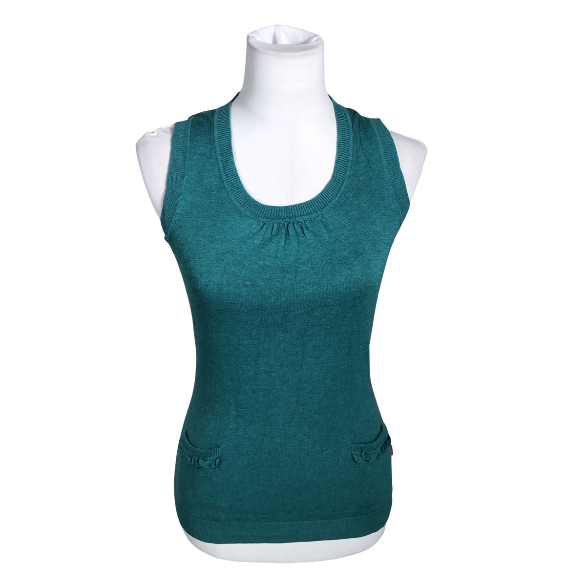 Unisex Jackpot - Kootud vest, suurus 36 - Türkiis (1)