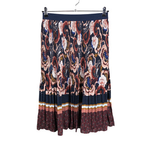 Unisex Marks&Spencer - Plisseerseelik, suurus 38 - Veinipunane (1)