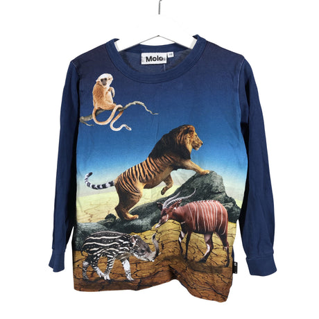 Unisex Molo Kids - Trikotaažist pluus, suurus 104 - 110 - Sinine ()