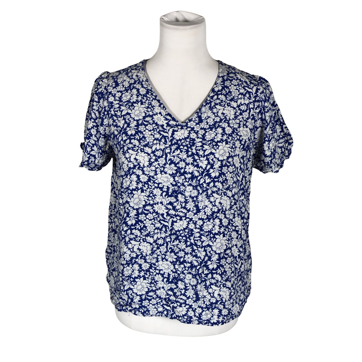 Unisex Noom - Lühikeste käistega pluus, suurus 40 - Sinine (1)