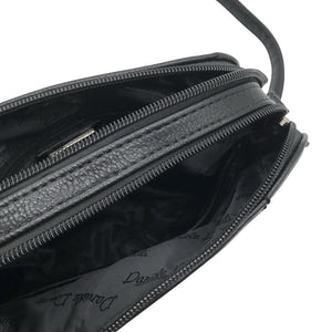 Unisex Daniele Donati - Õlakott, suurus Midi - Must (2)
