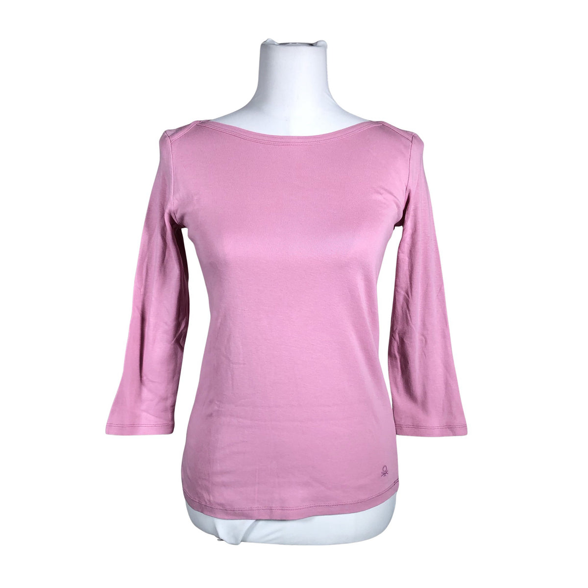 Unisex Benetton - Trikotaažist pluus, suurus 34 - Heleroosa (1)