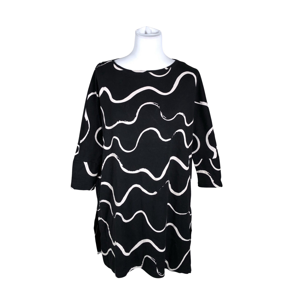 Unisex NOSH - Trikotaažist tuunika, suurus 36 - Must (1)