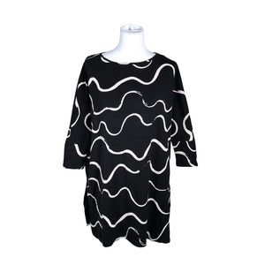 Unisex NOSH - Trikotaažist tuunika, suurus 36 - Must (1)