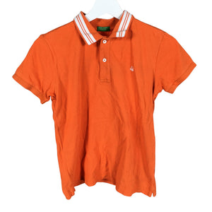 Unisex Benetton - Polosärk, suurus 152 - 158 - Oranž (1)