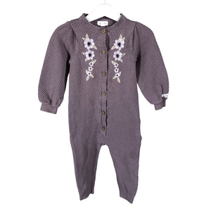 Unisex Newbie - Pükskostüüm, suurus 80 - 86 - Lilla (1)