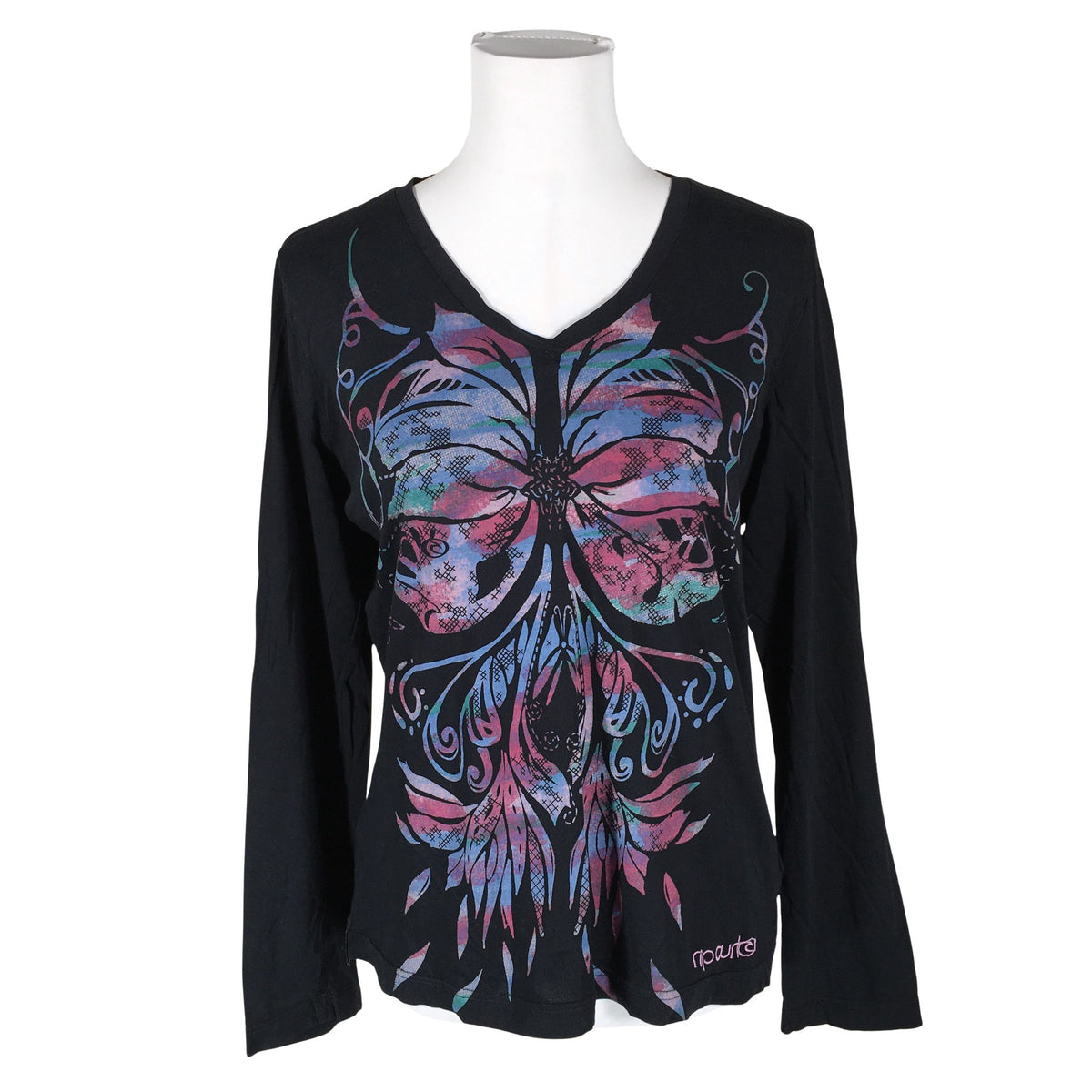 Unisex Rip Curl - Trikotaažist pluus, suurus 40 - Must (1)