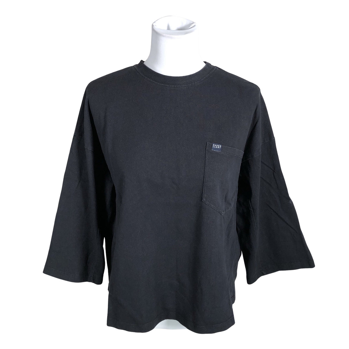 Unisex Superdry - Trikotaažist pluus, suurus 38 - Must (1)