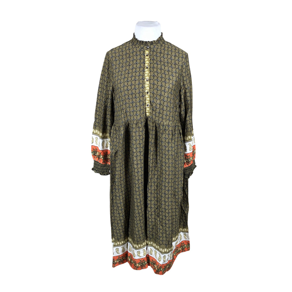 Unisex Cream - Õhuke kleit, suurus 44 - Roheline (1)