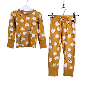 Unisex Polarn O. Pyret - Ööpesu, suurus 98 - 104 - Oranž (1)