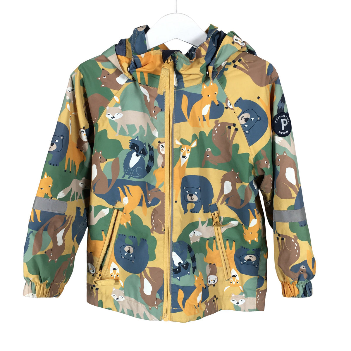 Unisex Polarn O. Pyret - Kevad-/sügisjope, suurus 98 - 104 - Kollane (1)
