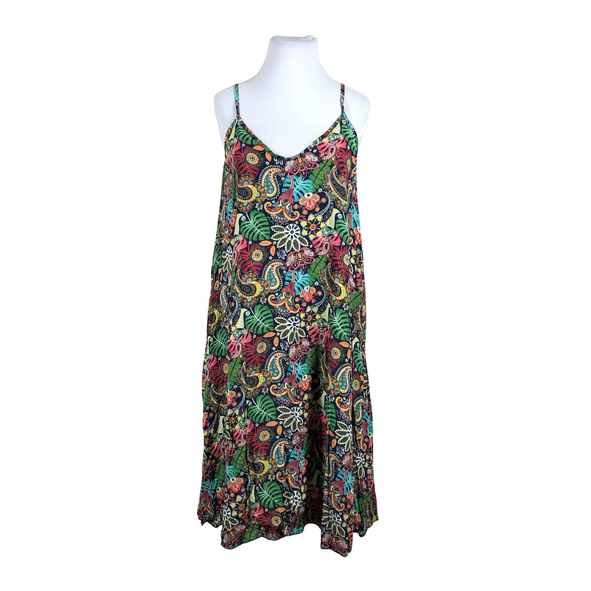 Unisex Paprika - Õhuke kleit, suurus 46 - Sinine (1)
