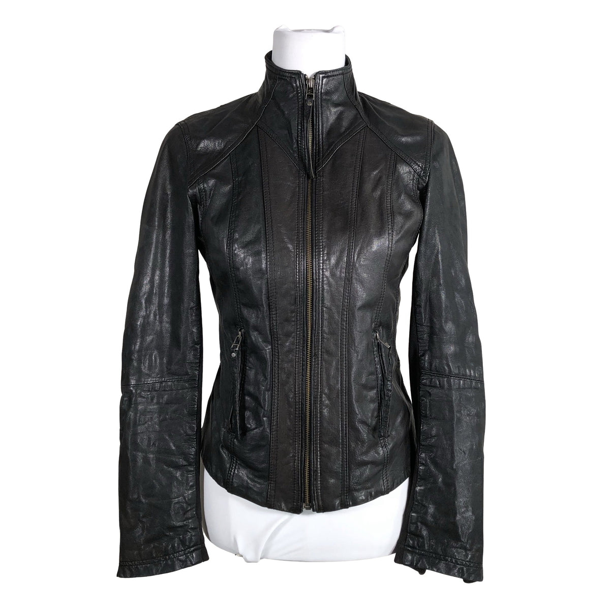 Unisex Oasis - Nahktagi, suurus 36 - Must (1)