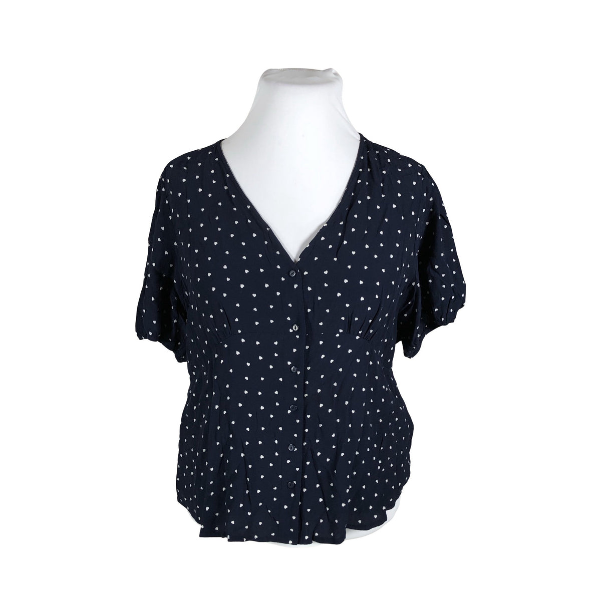 Unisex Marks&Spencer - Lühikeste käistega pluus, suurus 44 - Sinine (1)