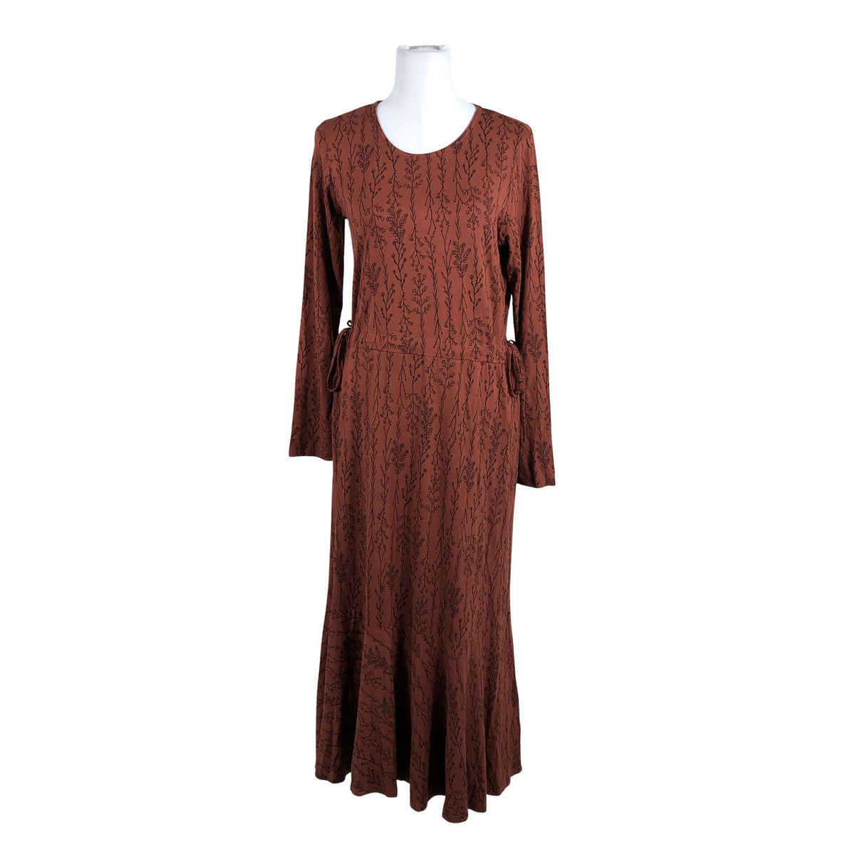 Unisex Nanso - Trikotaažist kleit, suurus 38 - Pruun (1)