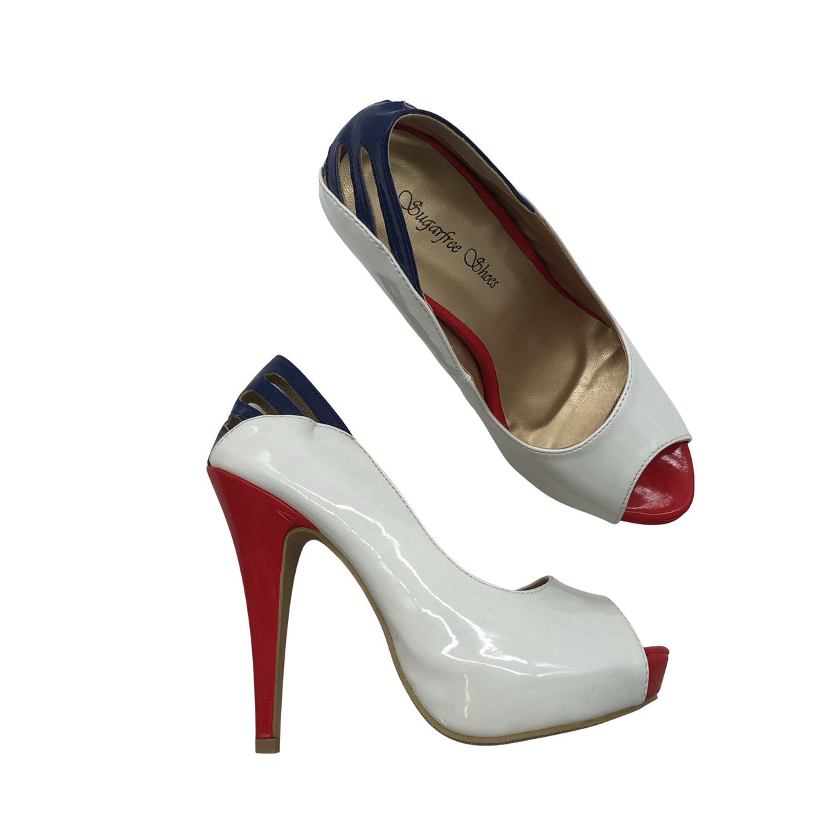 Unisex Sugarfree Shoes - Lahtise ninaga kontsakingad, suurus 37 - Valge (1)