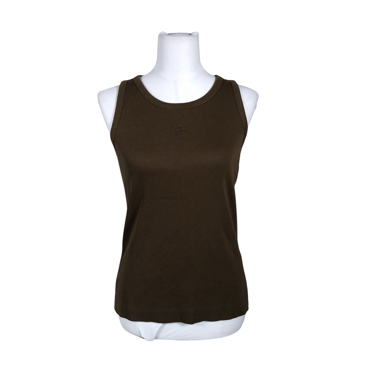 Unisex s.Oliver - Trikotaažist topp, suurus 40 - Pruun (1)