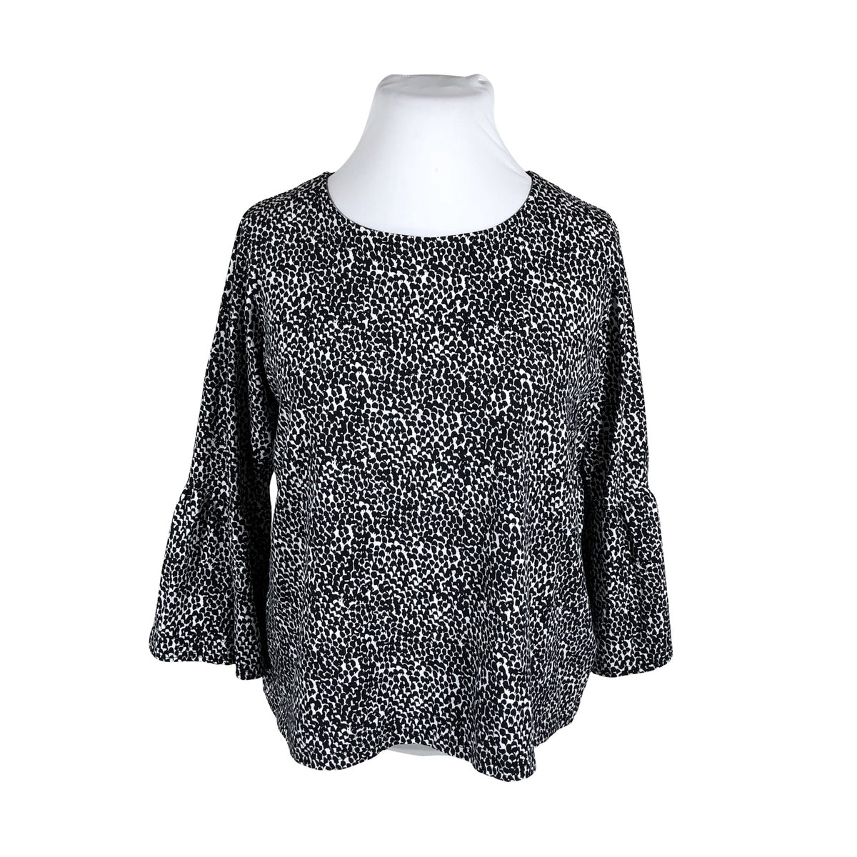 Unisex Aarrelabel - Trikotaažist pluus, suurus 42 - Must (1)